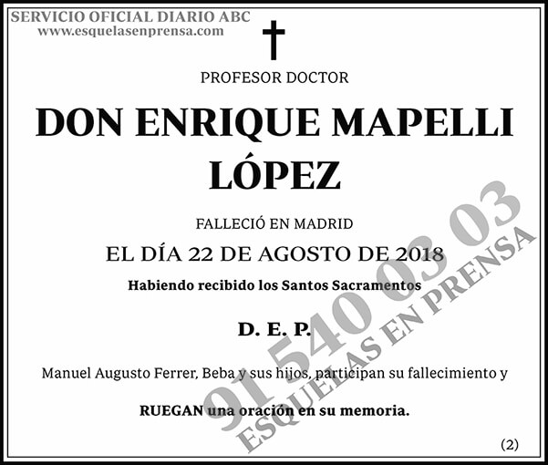 Enrique Mapelli López